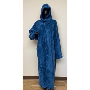 Arus Men's Ankle Length Hooded Turkish Bathrobe Size L/XL NWD(Missing Robe Belt)